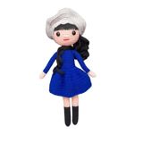 Koyu Mavi Güz Bebek Amigurumi Organik Oyuncak