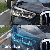 Koyu Mavi Hologram Petek Desen Far Stop Filmi Far Folyosu Far Çizik Çizilme Engelleyici Folyo 100 X 30 Cm