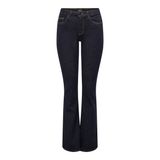 Koyu Mavi Kadın Yüksel Bel Denim Pantolon ONLBLUSH MID FLARED STAYBLUE DNM RE