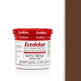 Koyu Meşe Ecedekor Ahşap Dolgu Macunu Bardak (200Gr)
