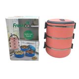 KOYU PEMBE 3LÜ SEFER TASI SAKLAMA KABI 1.8LT-Findit