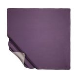Koyu Taş Plainches Kadınlar için% 100 İpek Twill Eşarp 35.4 x 35.4 inç, Menekşe Düz, 90 x 90cm/35.4 x 35.4in