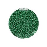 Koyu Yeşil Renk 4 Mm Yaklaşık 220 Adet/20 Gram Cam Boncuk Oya Yazma Bileklik Ve Kolye