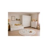 Koza %100 MDF Bohem 4 Kapılı Bebek & Çocuk Gardırop & Bohem 4 Çekmeceli Şifonyer & Bohem 90x190 cm Yavrulu Sedir Karyola