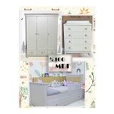 Koza %100 MDF Bohem Beyaz Maxi Bebek&Çocuk Odası Takımı