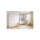 Koza %100 Mdf Bonnie 4 Kapılı Gardırop & Bonnie 8 Çekmeceli Şifonyer