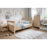 Koza %100 Mdf Bonnie Ahşap Beyaz 90X190 cm Bebek & Çocuk Montessori Karyola - Beyaz - Ahşap - 90 x 190 cm
