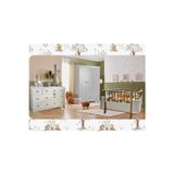 Koza %100 Mdf Oslo Maxi Ahşap Beyaz Bebek Odası Takımı (3 Kapılı Dolap & Bonnie Şifonyer & Büyüyen Beşik)