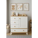 Koza %100 MDF Panjur Safir Şifonyer