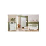 Koza Bohem %100 MDF Büyüyen Maxi Bebek Odası Takımı ( 3 Kapılı Dolap & Şifonyer & 80x130 Büyüyen Beşik )