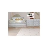 Koza Bonnie %100 MDF 8 Çekmeceli Şifonyer & Bohem %100 MDF 90x190 cm Yavrulu Sedir Karyola