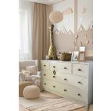 Koza Bonnie %100 Mdf Beyaz 8 Çekmeceli Bebek & Çocuk Şifonyer
