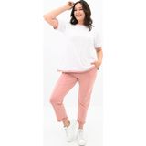 Koza Butik Kadın Büyük Beden Sırt Detaylı Eşofman Takımı 3804-23 Pembe 5XL