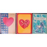 Koza Defter Koza Lüx Spiralli Bloknot Defter Çizgili 100 Yaprak-3'lü (2 Adet Bloknot-1 Adet Hatıra Defteri)