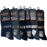 Koza Erkek 6'lı %100 Cotton Soket Uzun Çorap - 40 - 45 - Asorti