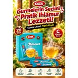 Koza Gurmelerin Seçimi Pratik Lezzet Ihlamur Aromalı Tek İçimlik Toz Ihlamur Çayı 20 Stick