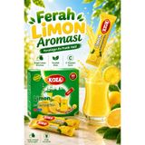 Koza Gurmelerin Seçimi Pratik Lezzet Limon Aromalı Oralet Tek İçimlik Premium İçecek Tozu 50 Stick