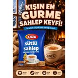 Koza Gurmelerin Seçimi Pratik Lezzet Tarçınlı Sütlü Premium Toz Sahlep - 250 Gram