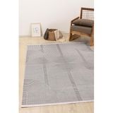 Koza Halı Farahan Gri Geometrik Tozumaz Salon Koridor Balkon Teras Bahçe Oturma Odası Halısı A0861A, 200 x 290
