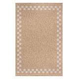 Koza Halı Fibra Natural Krem Halı Kilim Salon Oturma Odası Yolluk Yatak Odası Koridor Halısı A0705A, 160 x 230