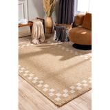 Koza Halı Fibra Natural Krem Halı Kilim Yolluk Antre Salon Oturma ve Yatak Odası Balkon Koridor Halısı A0705A