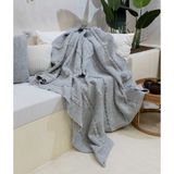 Koza Home 130x170 cm Trenza Gri TV Battaniyesi