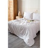 Koza Home Boho Sade Natural Krem % 100 Pamuk Nevresim Takımı Çift Kişilik 200 x 220 7036A - 200 x 220 cm