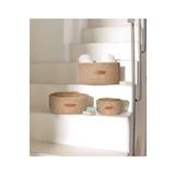 Koza Home Cesta El Yapımı Pamuklu Natural Hasır Dekoratif Sepet 25cm 9049