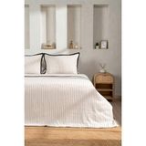 Koza Home Clasıy Bej/siyah Çizgili Çift Kişilik Nevresim Takımı 2504 - Bej - Siyah - 200 x 220 cm