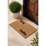 Koza Home Coco Hello Bye Kıl Kapı Önü Paspası 40x60 3678