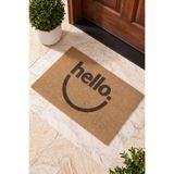 Koza Home Coco Hello Koko Paspas Dış Kapı Paspası Kıl Kapı Önü Paspası 40x60 3671
