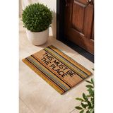 Koza Home Coco Mottolu Kıl Kapı Önü Paspası 40x60 3677