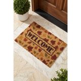 Koza Home Coco Welcome Sonbahar Paspas Dış Kapı Paspası Kıl Kapı Önü Paspası 40x60 3675