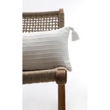 Koza Home Dolce Ekru Şönil Saç Örgü Yastık 35x55 5041