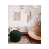 Koza Home Fluffy Örgü Puf Yeşil 8002