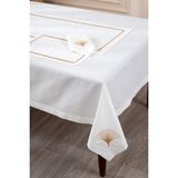 Koza Home Iris Gold Nakışlı 2li Amerikan Servis 32X48 2555 - 32 x 48 cm