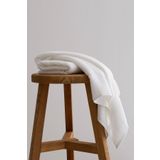 Koza Home Ivory Beyaz Fitilli Mikro Fiber%100 Pamuk 2'li Banyo Havlusu Seti 50x90-70x140 1125A