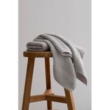 Koza Home Ivory Gri Bordürlü Mikro Fiber%100 Pamuk 2'li Banyo Havlusu Seti 50x90-70x140 1102A