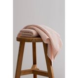 Koza Home Ivory Somon Kabartma Dokulu Mikro Fiber%100 Pamuk 2'li Banyo Havlusu Seti 50x90-70x140 1115A