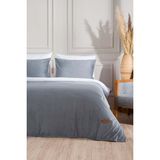 Koza Home Linda İndigo Kadife Çift Kişilik Nevresim Takımı 200x220 4 Yastıklı 5010 - 200 x 220 cm - Lacivert