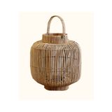 Koza Home Meander El Yapımı Dekoratif Rattan Mumluk 28x30x38 8940