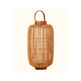 Koza Home Meander El Yapımı Dekoratif Rattan Mumluk 28x50x70 8937