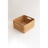 Koza Home Meander Rattan Orta Boy Saklama Kutusu & Dekoratif Sepet 30x28x16 cm 4584