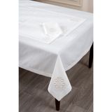 Koza Home Royal Beyaz Nakışlı Tekli Runner 45X145 2558