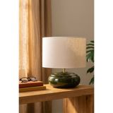 Koza Home Solace İskandinav Tarzı Yeşil Stoneware Seramik Dekoratif 30x48 Abajur 4663