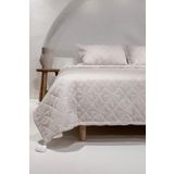 Koza Home Stella Bej Pamuklu Çift Kişilik 3 Parça Yatak Örtüsü 230x250 2 Yastık 50x70 5029