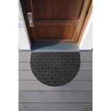 Koza Home Step Yarım Ay Dış Kapı Paspası Siyah Pvc 45x70 462709