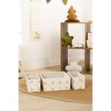 Koza Home Tidy Kids Atlı Karınca Desenli Poplin 4'lü Çekmece İçi Organizer 6020