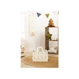 Koza Home Tidy Kids Atlı Karınca Desenli Poplin Bebek Bakım Çantası (30X20CM) 6019 - Bej