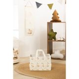 Koza Home Tidy Kids Atlı Karınca Desenli Poplin Bebek Bakım Çantası (30x20cm) 6019